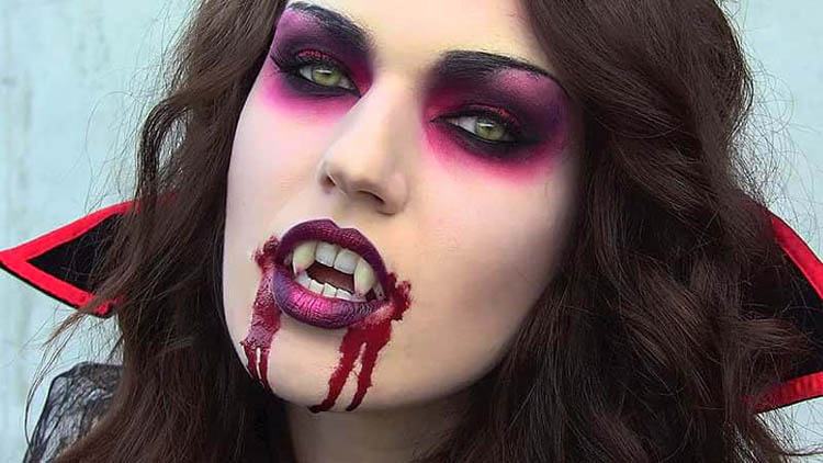 maquillaje de vampiro