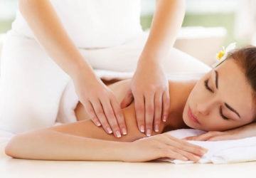 sesión de masajes terapéuticos